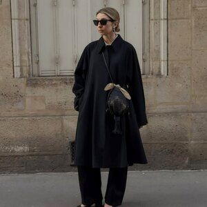 COS Voluminous Swing Trench Coat